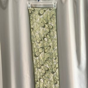 Coach chiffon scarf